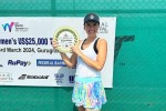Justina Mikulskytė - ITF serijos moterų teniso turnyro nugalėtoja !