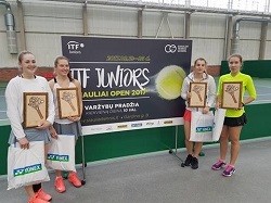 Tenisininkė Iveta Daujotaitė tarptautiniame turnyre Šiauliuose liko antra
