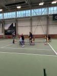 Šiaulių teniso akademijos teniso treniruotėje vaikai su negalia iš Šiaulių "Spindulio" ugdymo centro !
