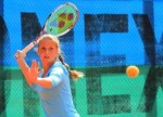 Justina Mikulskytė ITF jaunių turnyro dvejetų varžybose pateko ketvirtfinalį