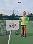 Taisiia Konopko - I-os vietos laimėtoja Latvijoje, Ventspilyje teniso turnyre U9 !!!