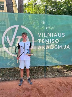 Ugnius Remeikis - Europos teniso asociacijos "Vilnius Tennis Academy Summer Cup 2023" turnyro nugalėtojas !
