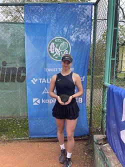 Emilija Tverijonaitė - vienetų ir dvejetų čempionė ITF J3 Tallinn 2022 teniso turnyre !!!