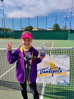 Taisiia Konopko - "Ventspils Open U9" teniso turnyro nugalėtoja !!!