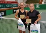 Iveta Daujotaitė "Siauliai Mayor's Cup 2015" turnyro dvejetų nugalėtoja